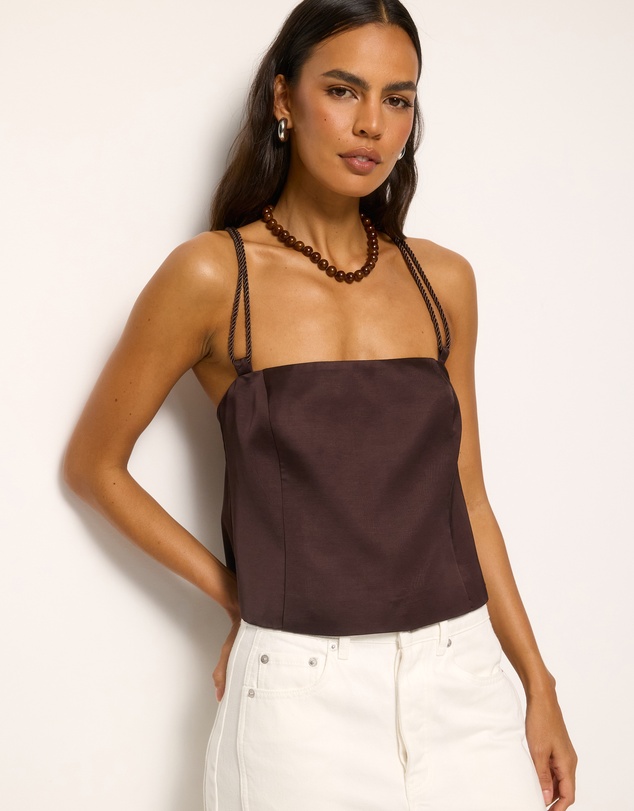 AERE - Madison Satin Top