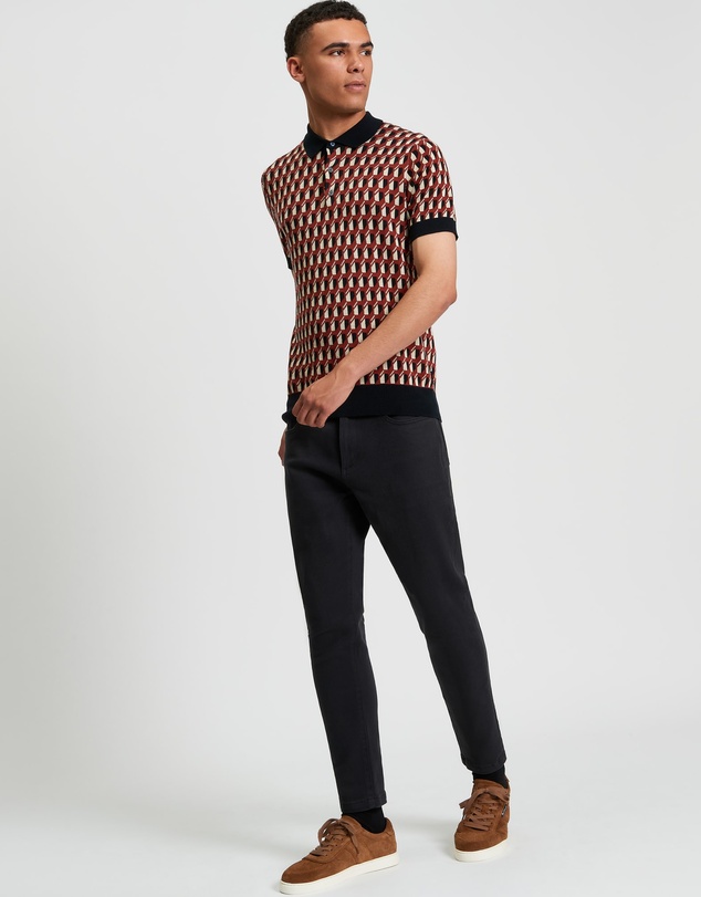 Ben Sherman - All Over Jacquard Polo
