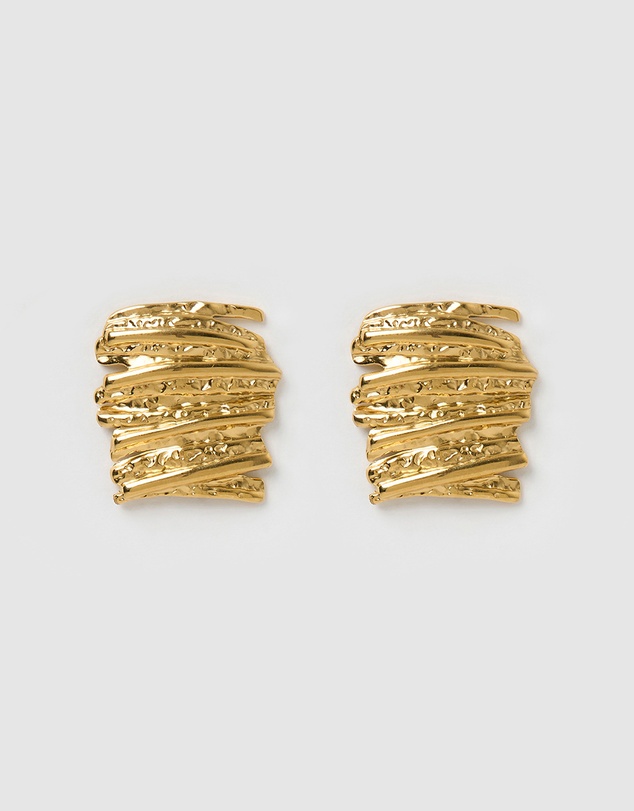 Arms Of Eve - Iris Gold Earrings