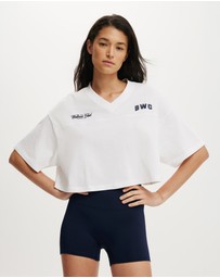Cotton On Body Active - Cropped Graphic Sporty Tee