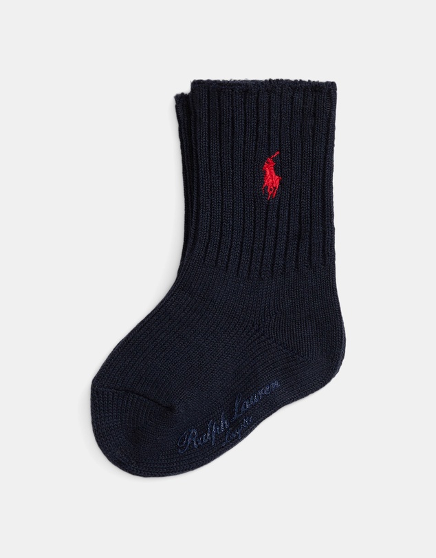 Polo Ralph Lauren - Ribbed Crew Socks - Babies