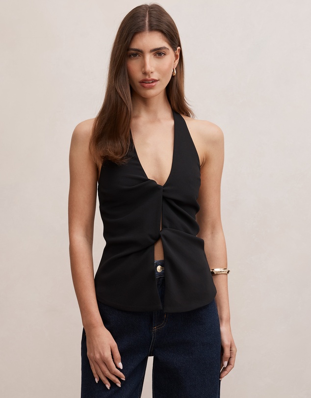 Forever New - Olivia Twist Halter Neck Top