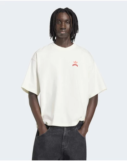 adidas Originals - Pixelated Burger Character Graphic T-shirt Mens