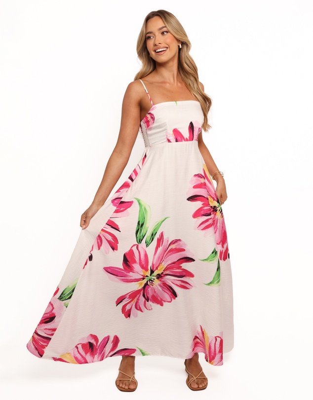 Petal & Pup - Verity Maxi Dress - Pink Floral