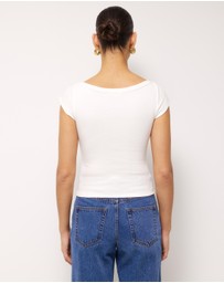 AERE - Lyra Cap Sleeve Tank