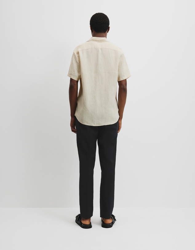 Country Road - Organically Grown Linen Regular Fit Short Sleeve Shirt