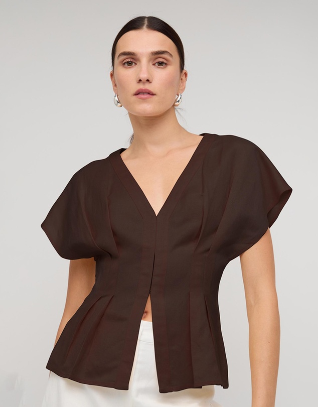 Staple the Label - Estelle Pleated Blouse