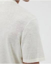 AERE - Linen Blend Knit T-shirt