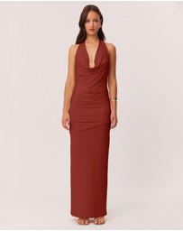 SNDYS - Anita Cowl Drape Maxi Dress