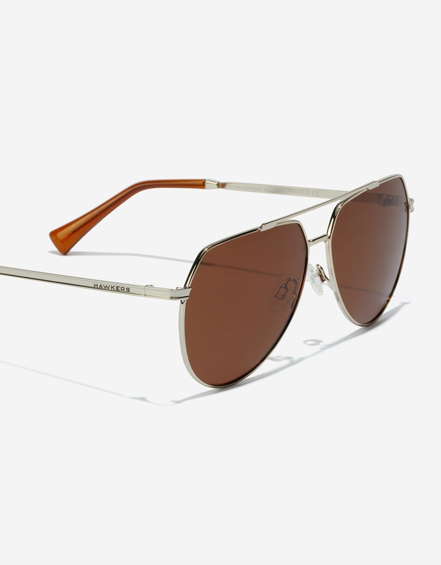 Hawkers Co - HAWKERS - Polarized Karat Brown SHADOW Sunglasses for Men and Women UV400