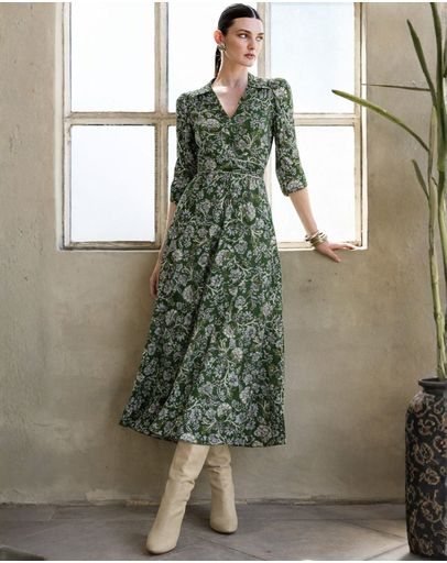Green Floral 