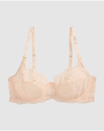 Lauren by Ralph Lauren - Lauren Lace Wired Full Coverage Unlined Lace Bra