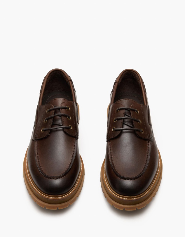 Aquila - Beam Leather Boat Shoes