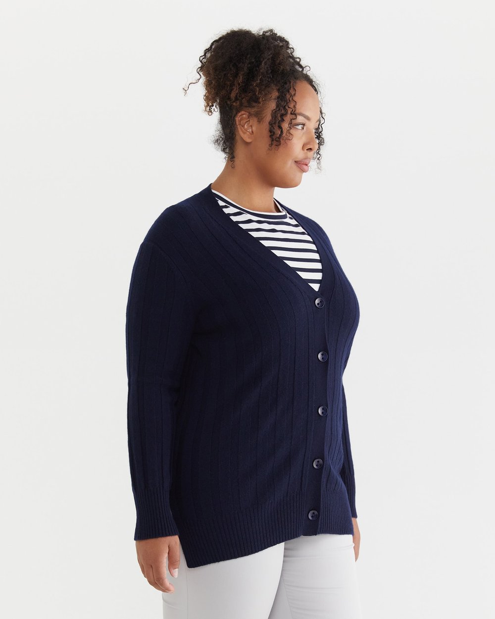 Sunshine Wide Rib Cardigan by Sportscraft Online | THE ICONIC | Australia