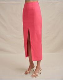 BY JOHNNY. - Chloe Split Midi Skirt
