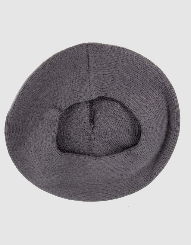 Max Alexander - European Made Dark Grey Soft Wool Beret