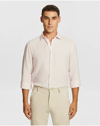 yd. - West Hampton Pure Linen Shirt