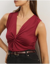 Atmos&Here - Zella Jersey Knot Tank Top