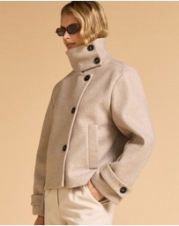 MVN - Short Funnel Neck Jacket