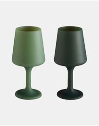 porter green - swepp | silicone unbreakable wine glasses