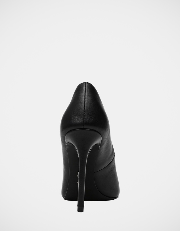 Steve Madden - Eden Black Leather Heels
