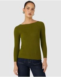 SACHA DRAKE - Claire Knit In Olive
