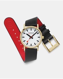 Mondaine - Mondaine Classic Vegan Grape Leather 30mm Watch