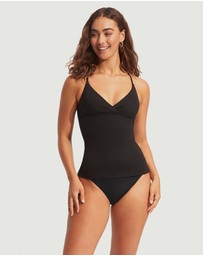 Seafolly - Wrap Front Singlet Swimsuit