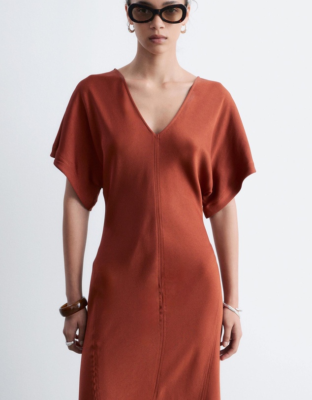 & Other Stories - V-Neck Maxi Dress