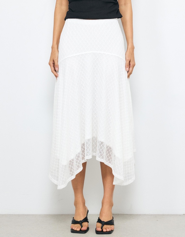 AERE - Handkerchief Hem Lace Skirt