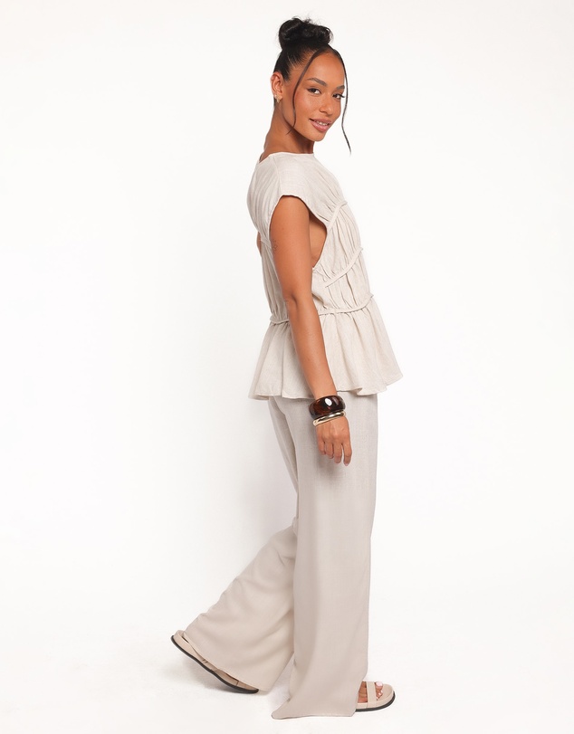 Petal & Pup - Shyla Pant Set - Oatmeal