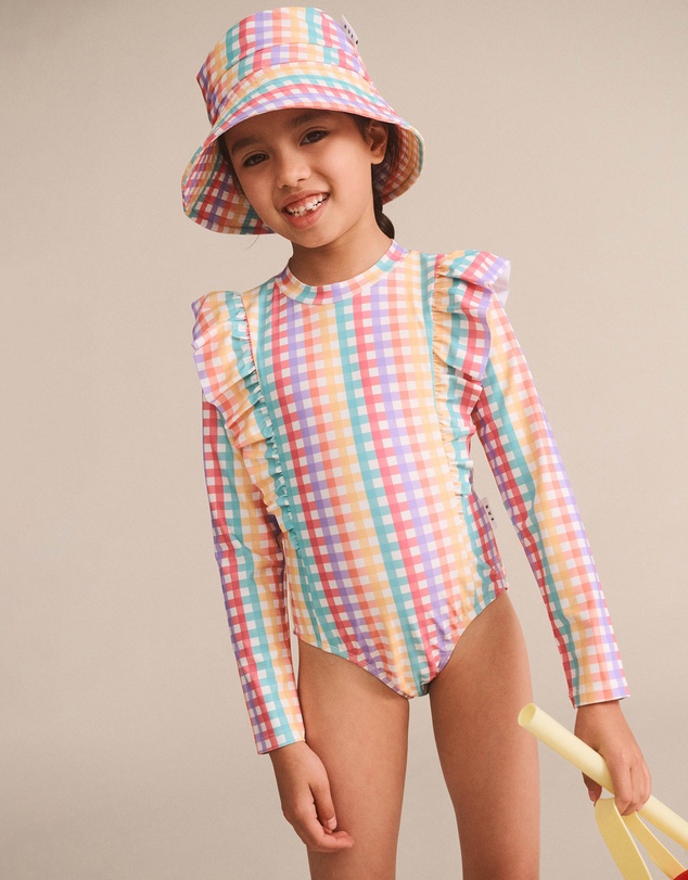Huxbaby - Rainbow Check Swimhat
