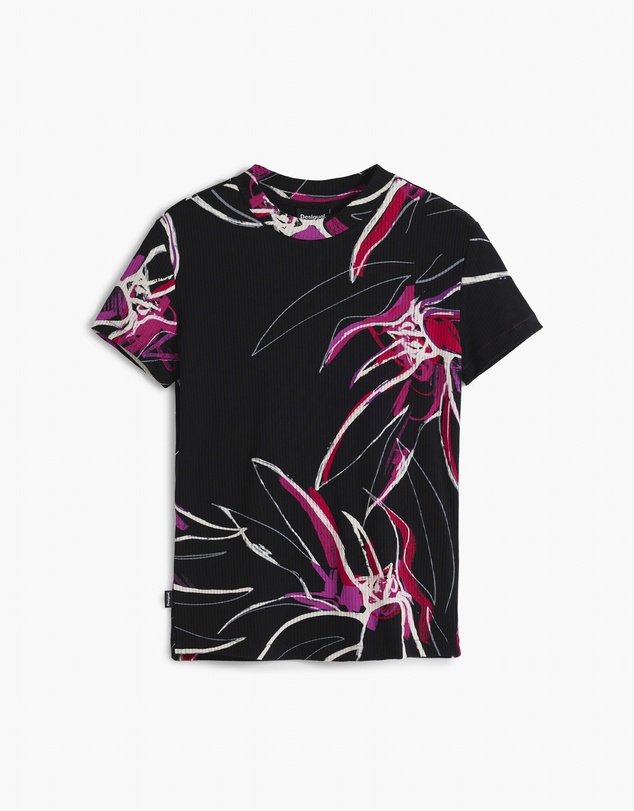 Desigual - Abstract floral T-shirt