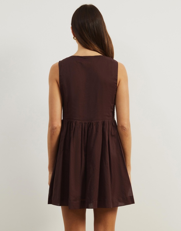 Atmos&Here - Dalia Cotton Voile Mini Dress
