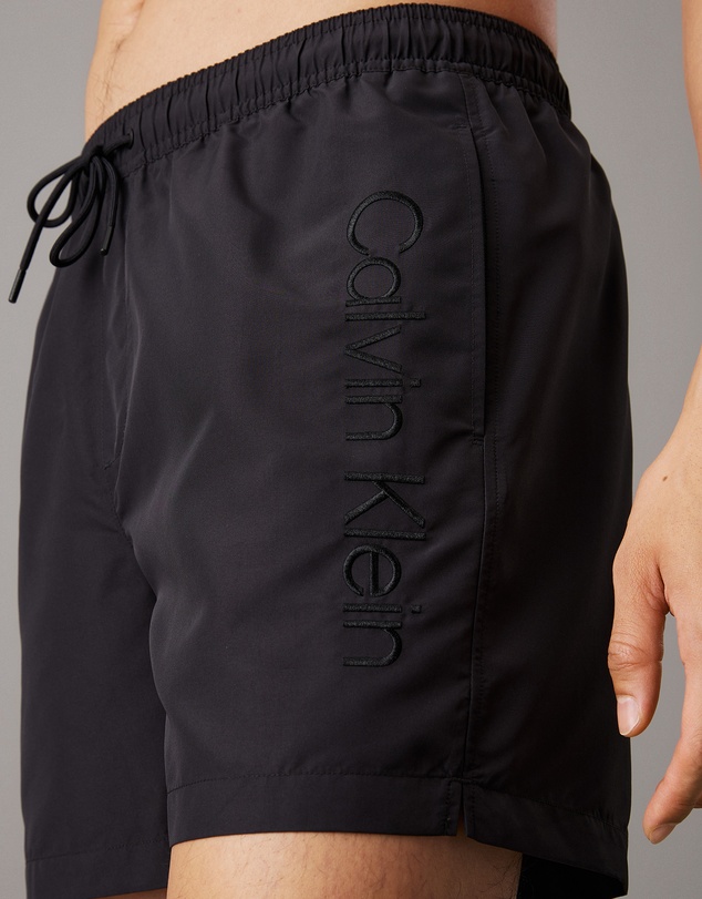 Calvin Klein - Logo Embroidery Medium Drawstring Swim Shorts