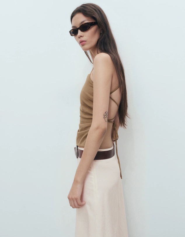 M.N.G - Open Back Cotton Top