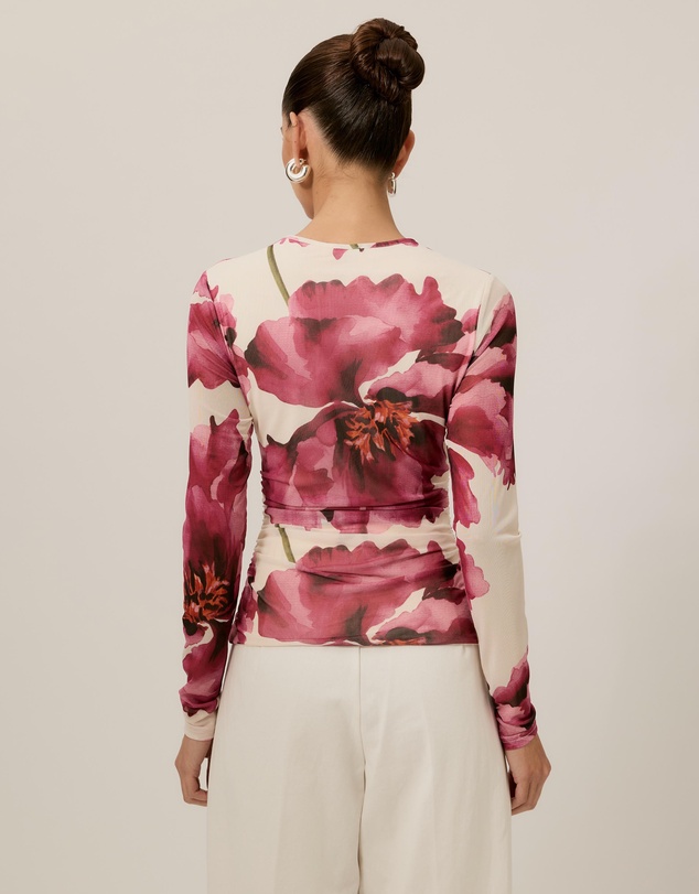 Tussah - Eloise Printed Mesh Top