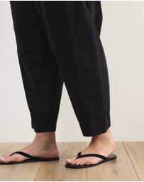 Atmos&Here Curvy - Sienna Cotton Barrel Leg Pants