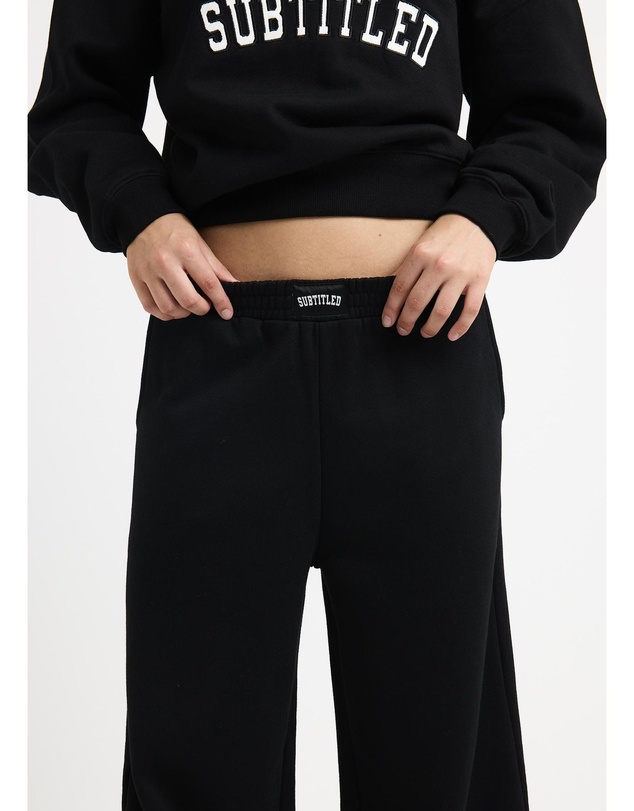 Subtitled - Athletic Wide Leg Fleece Pants