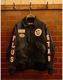 Duke + Dexter - Plus Black Satin Bomber Jacket