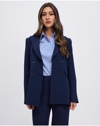 Farage - Eden Crepe Double Breasted Jacket