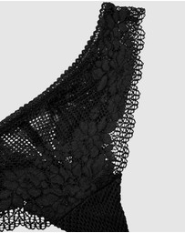 Passionata - Nina High Leg Brazilian Cut Lace Brief