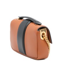 Pre-Loved by Azura Reborn - Pre-Loved Mini Bicolor Nappa Apolo Chain Baguette Shoulder Bag