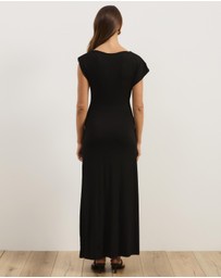 Atmos&Here - Ruth Jersey Midi Dress With Side Split