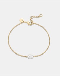 Mestige - Lucia Freshwater Pearl Bracelet - 18K Gold Plated