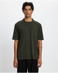 Scotch & Soda - 3 Crosses Program Garment Dyed Heavy Jersey Polo