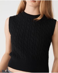 Forcast - Frankie Sleeveless Cable Knit