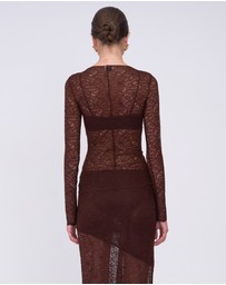 Suboo - Paris Long Sleeve Top with Built in Bralette