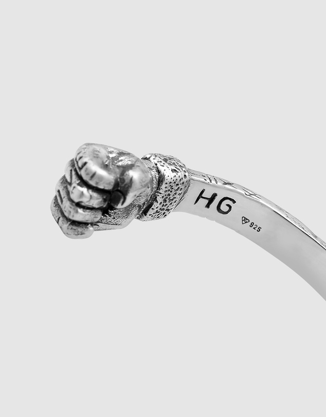 Haze & Glory - ICONIC EXCLUSIVE - Bracelet Bangle Live Free in 925 Sterling Silver