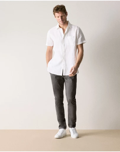 Trenery - Slim Chino Pant in Smoke